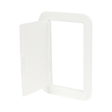 Timloc Hinged Plastic Access Panel (White) - 155 x 235mm