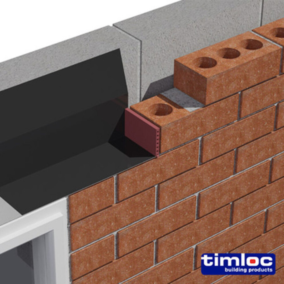 Timloc Cavity Wall Weep Extension Clear - 50.0Mm (100 Box) 5036889009891