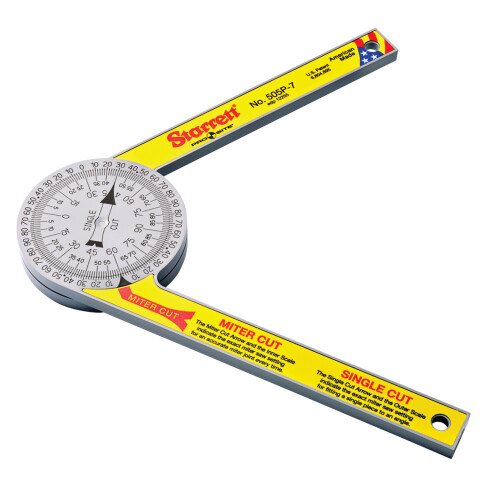 Starrett Starrett Plastic Mitre Protractor - 175mm (505P-7)