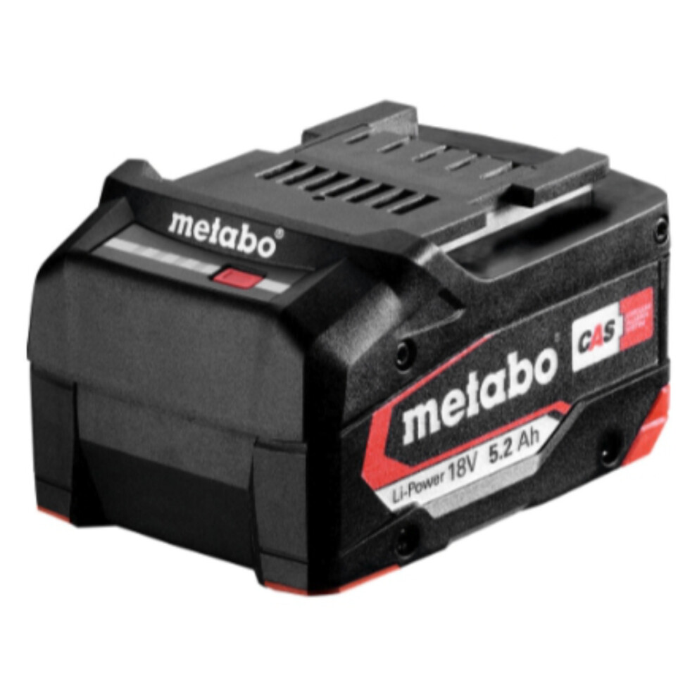 Metabo 18V Li-Power Slide On Power Tool Battery - 5.2Ah