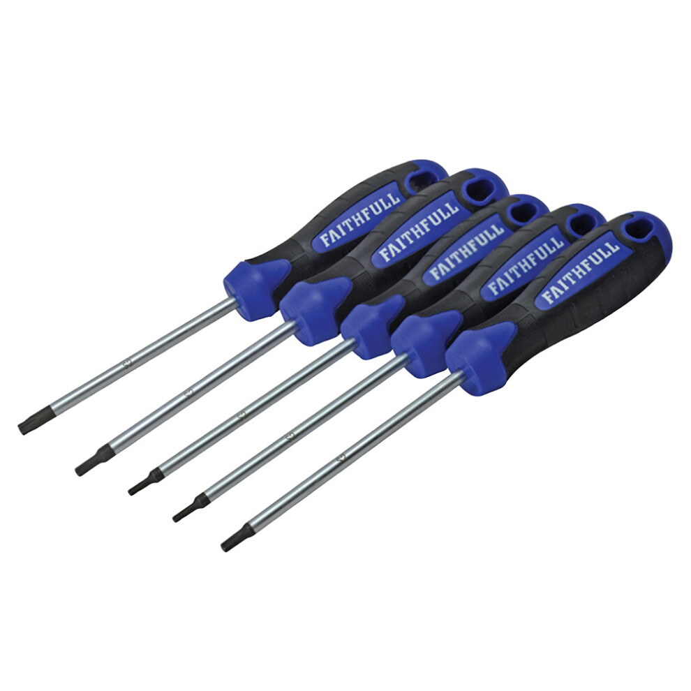Faithfull Torx Screwdriver Set (5 Piece)