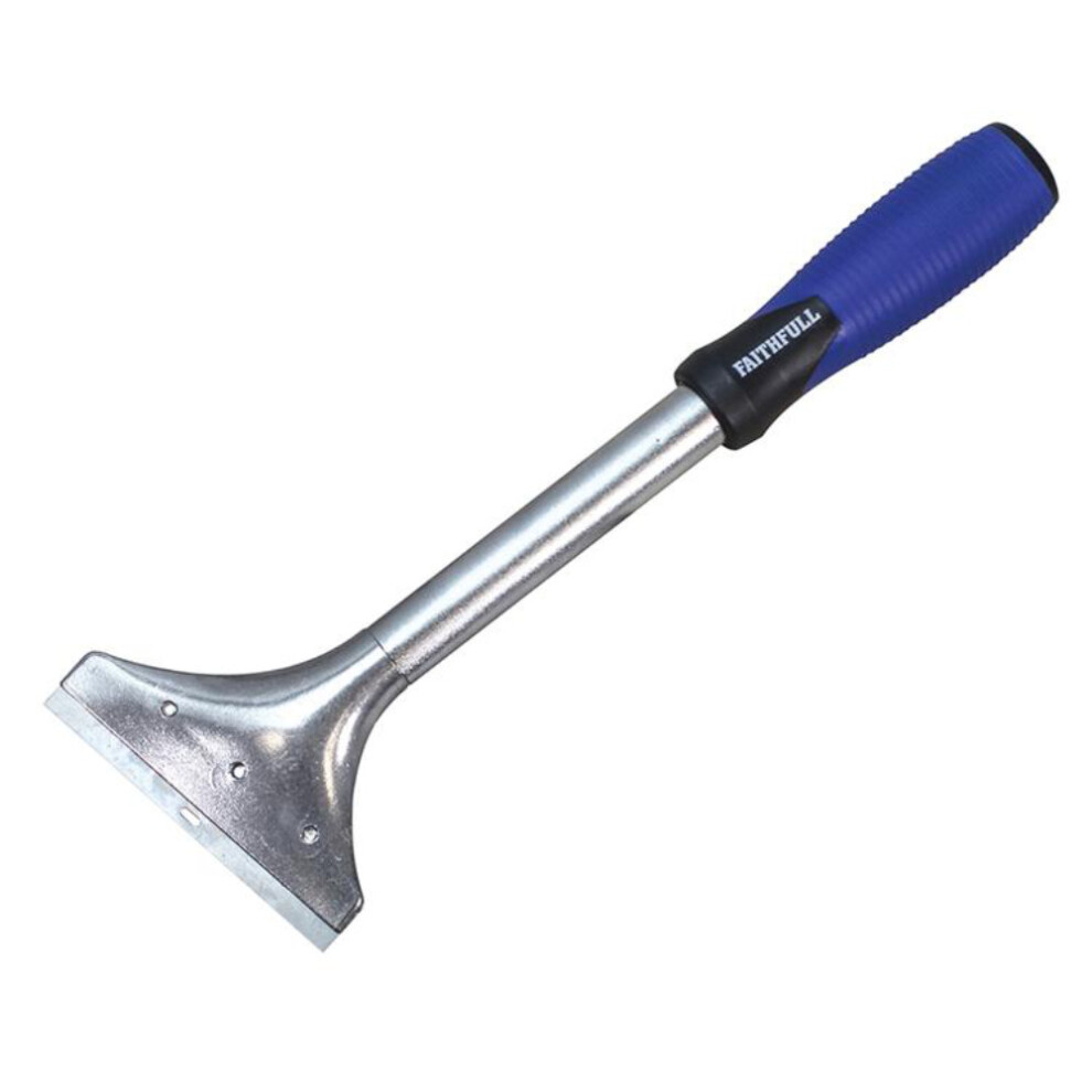 Faithfull Heavy-Duty Long Handled Scraper - 100Mm (4In)