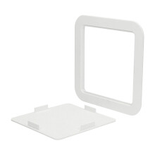 Timloc Clip Fit Plastic Access Panel (White) - 205 x 205mm