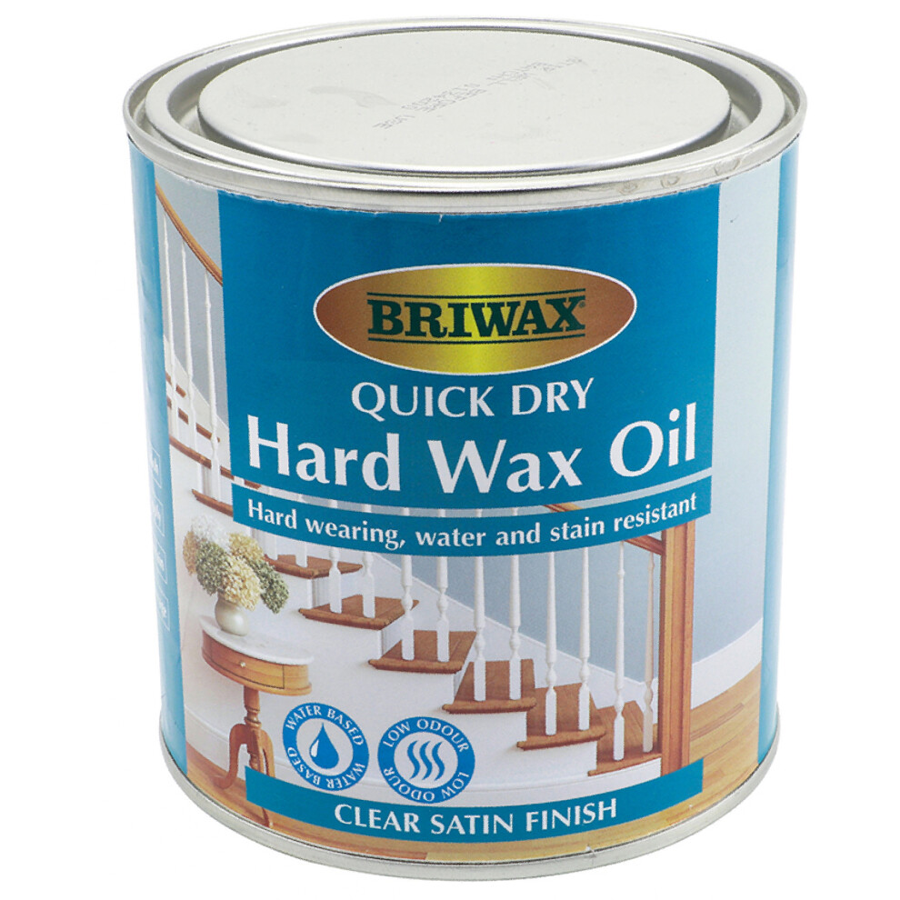 Briwax Quick Dry Hard Wax Oil 1L Tin 5015332003754