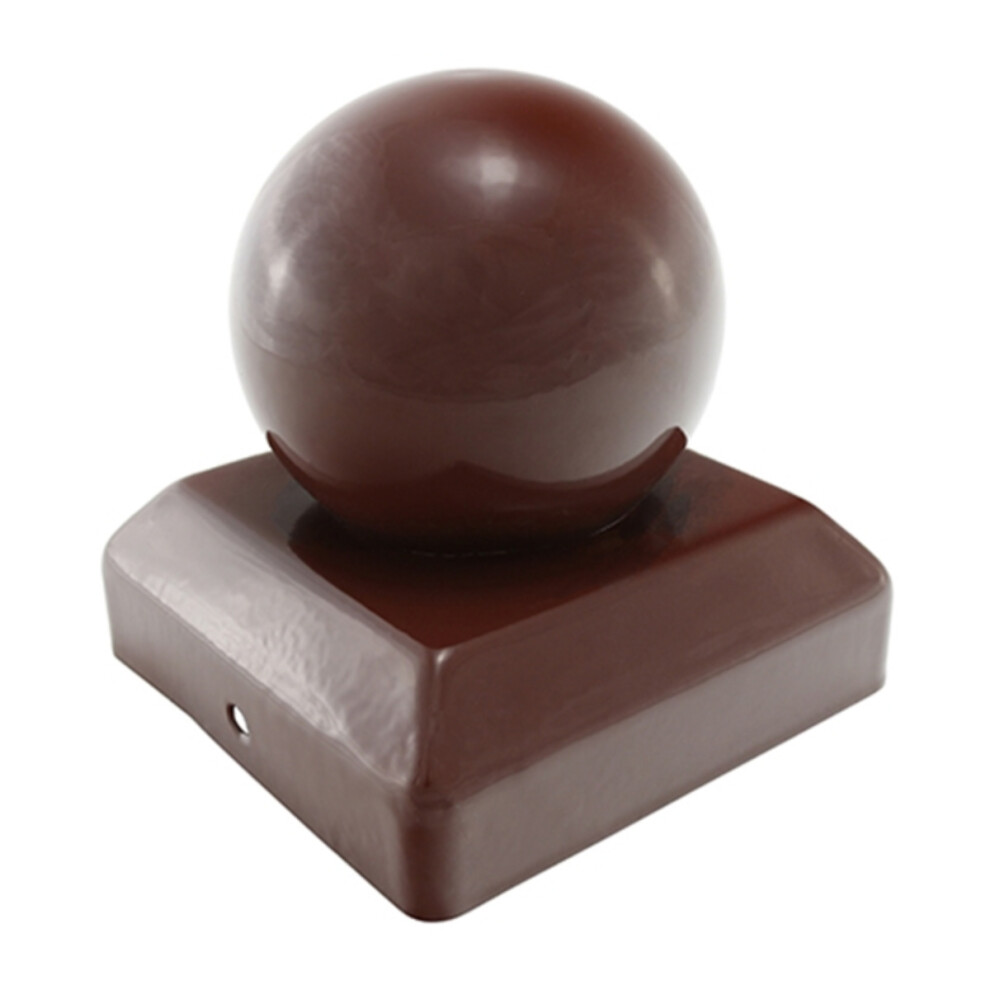 Taurus Ball Fence Post Cap Oxide Red 100Mm 5056110836973