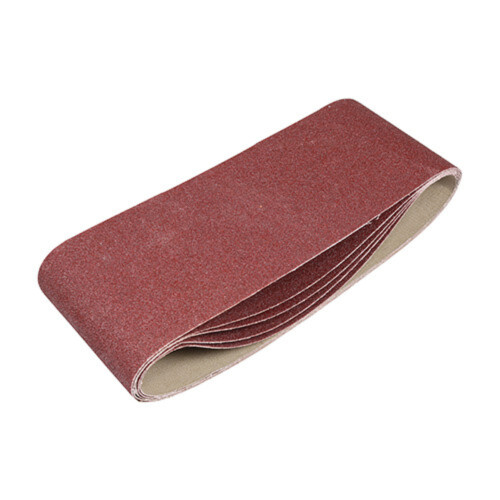 Addax Sanding Belts 120 Grit Red - 100 x 610mm (5 Pack)