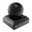 Taurus Ball Fence Post Cap Epoxy Black 100mm 1