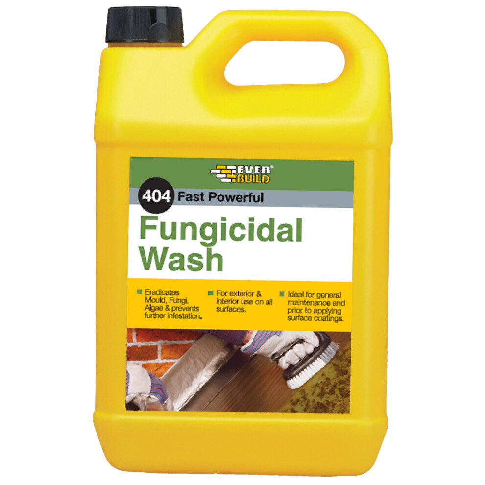 Everbuild 404 Fungicidal Wash Clear 5 Litre