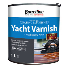 Barrettine Yacht & Boat Wood Varnish - Clear (1 Litre)