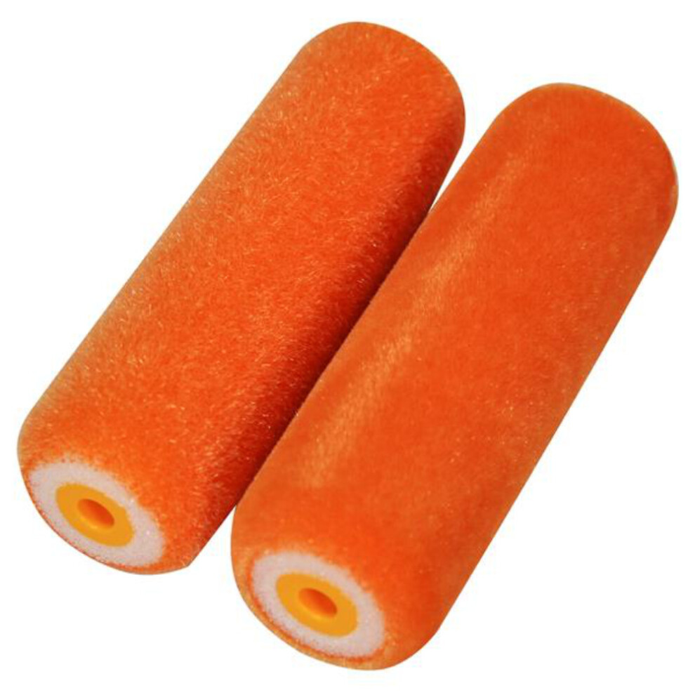 Faithfull Flock Foam Mini Roller Refill (2 Pack)