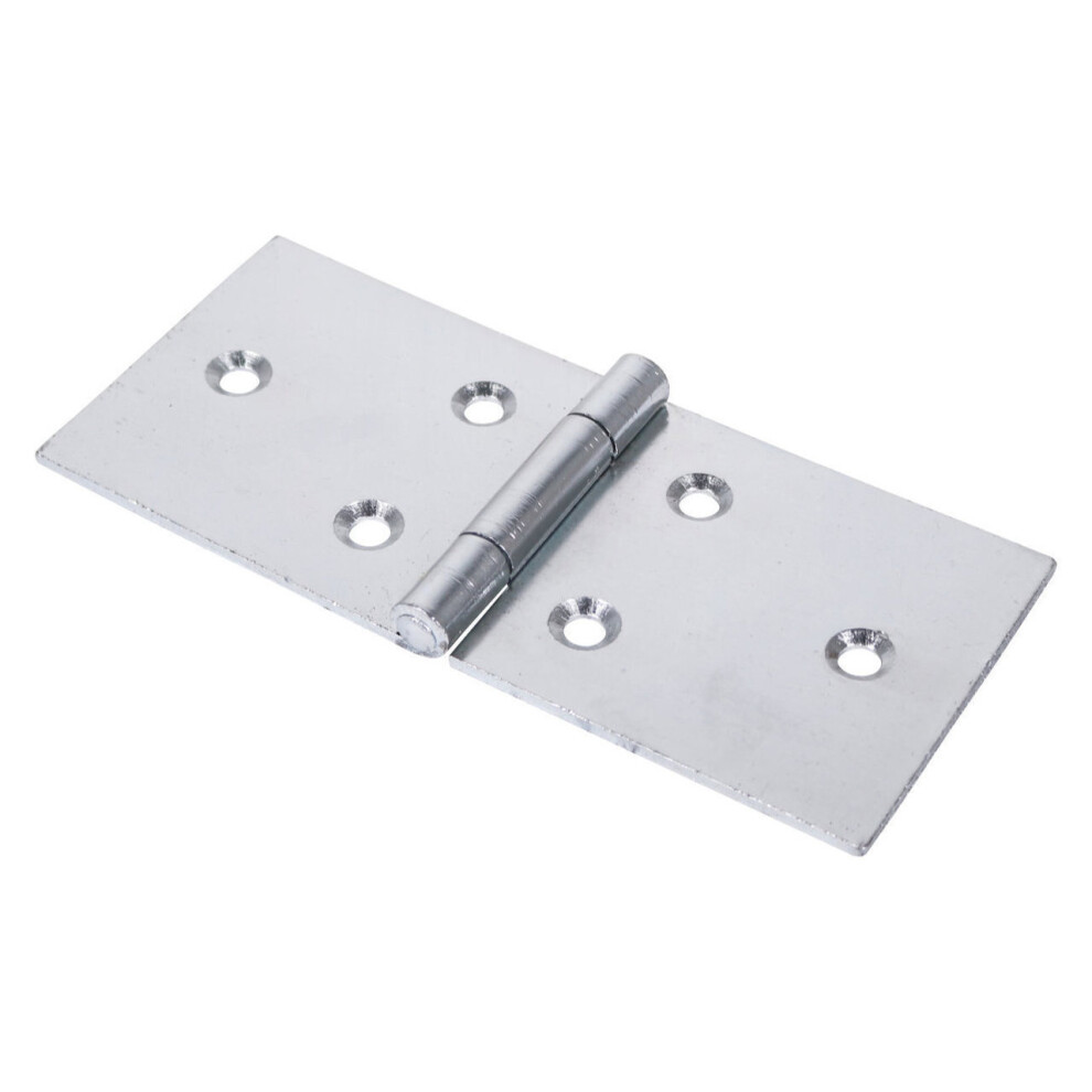 Timco Steel 404 Pattern Uncranked Knuckle Backflap Hinge - 65 x 147 x 2.3mm (Bright Zinc) (2 Pack)