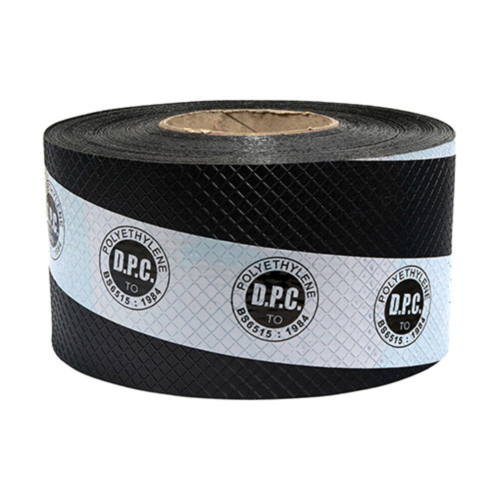 Timco Damp Proof Course - 100Mm X 30M (1 Roll) Black