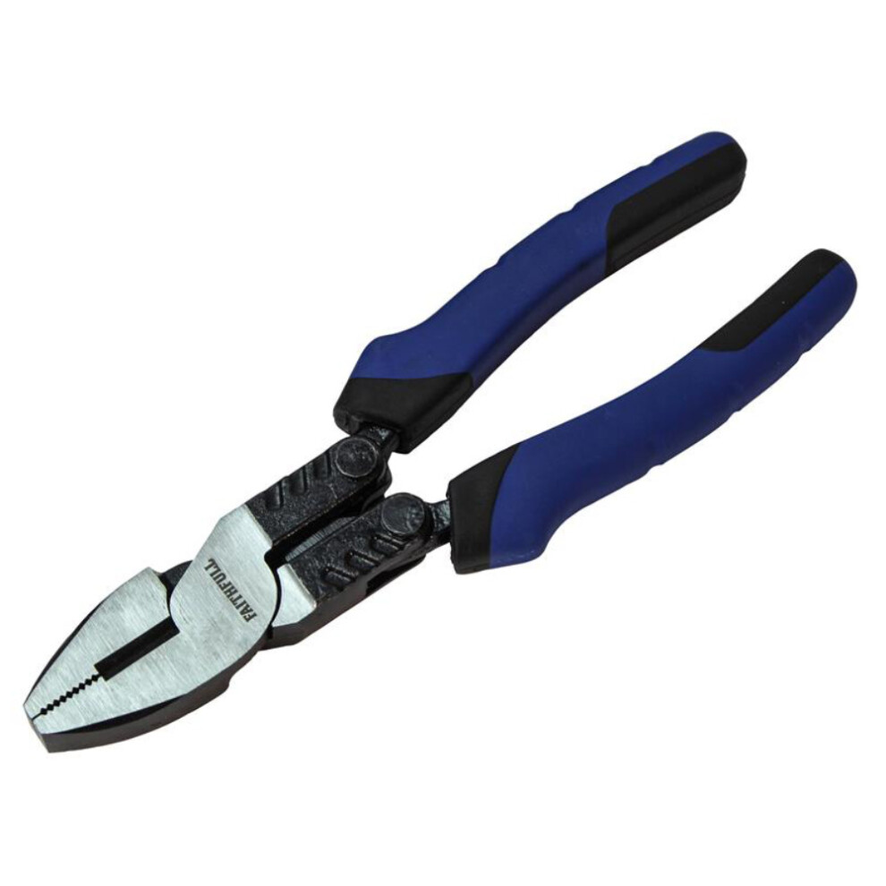 Faithfull High-Leverage Combination Pliers - 200Mm (8In)