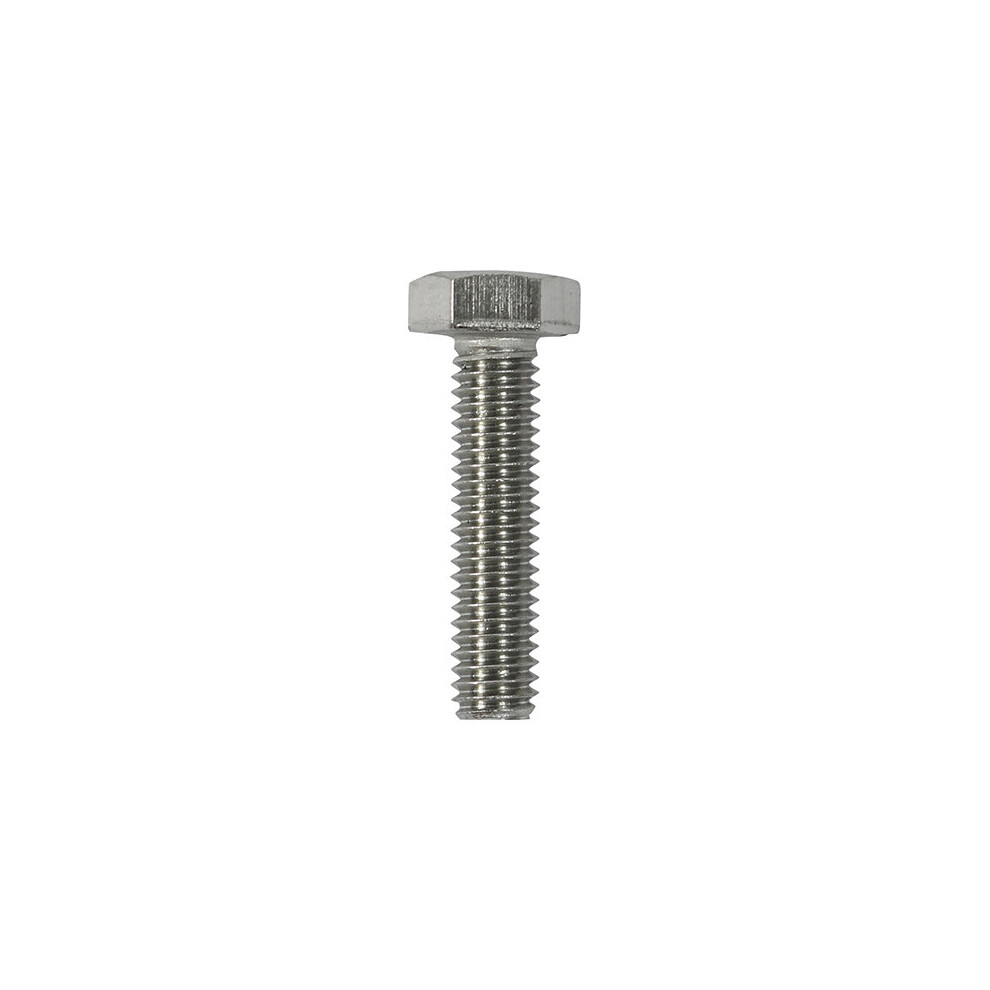 Timco Stainless Steel Set Screws / Bolts (Silver) - M8 x 100mm (5 Pack Bag)