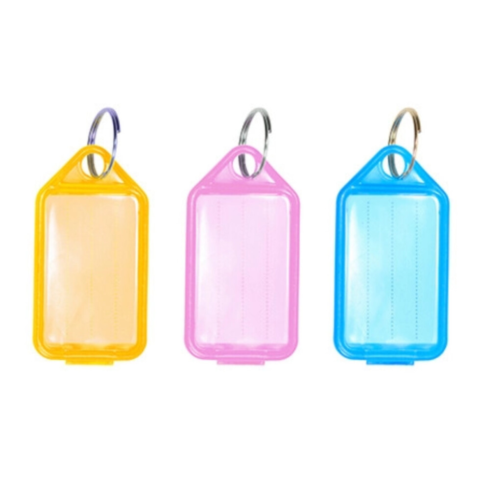 Timco Coloured Key Tags - Mixed Colours (6 Pack Bag)