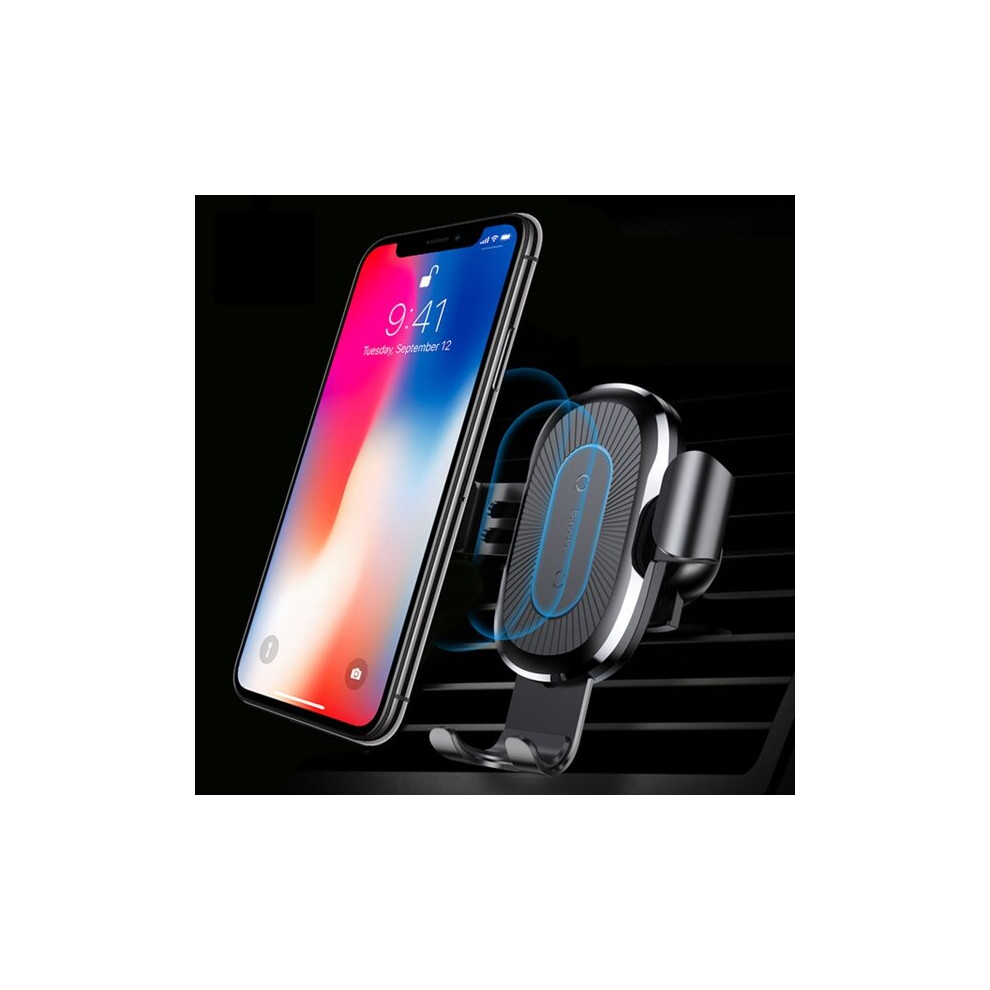 Baseus Wxyl B09 Fast 10W Qi Wireless Charger Mount Holder For Iphone X 8 Plus S8 + S9 743534714820