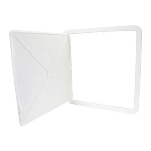 Timloc Hinged Plastic Access Panel (White) - 470 x 470mm