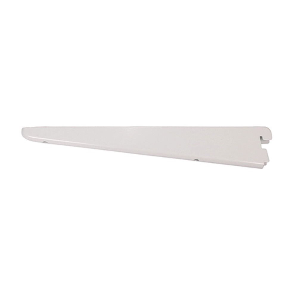 Timco Twin Slot Shelf Bracket White - 270mm (1 Pack Unit)