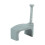 TIMco Timco Flat & Twin Cable Clips Grey - To fit 10.0mm (100 Pack) 1