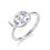 Philip Jones Jewellery Silver Plated Chakra Tree of Life Ring Created with Zircondia Crystals 6