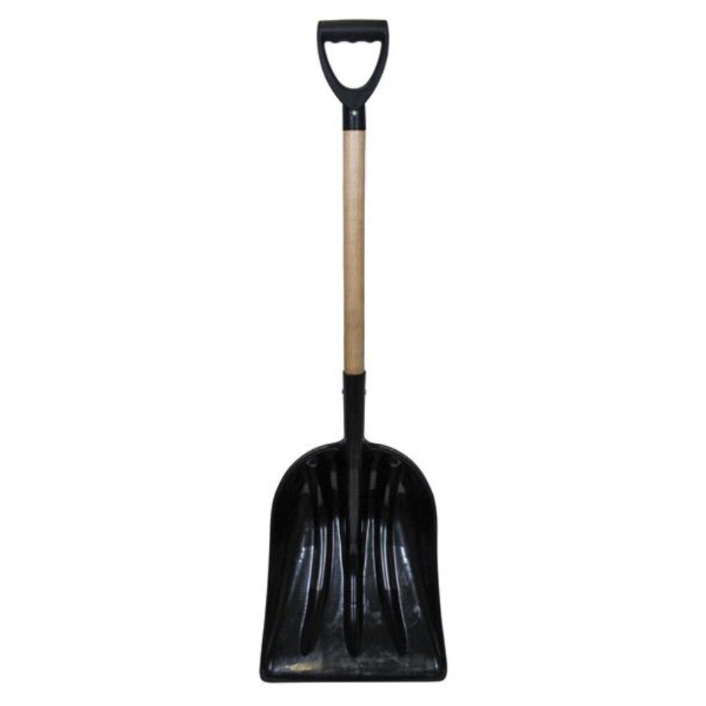 Faithfull Plastic Debris Shovel With Wood Handle