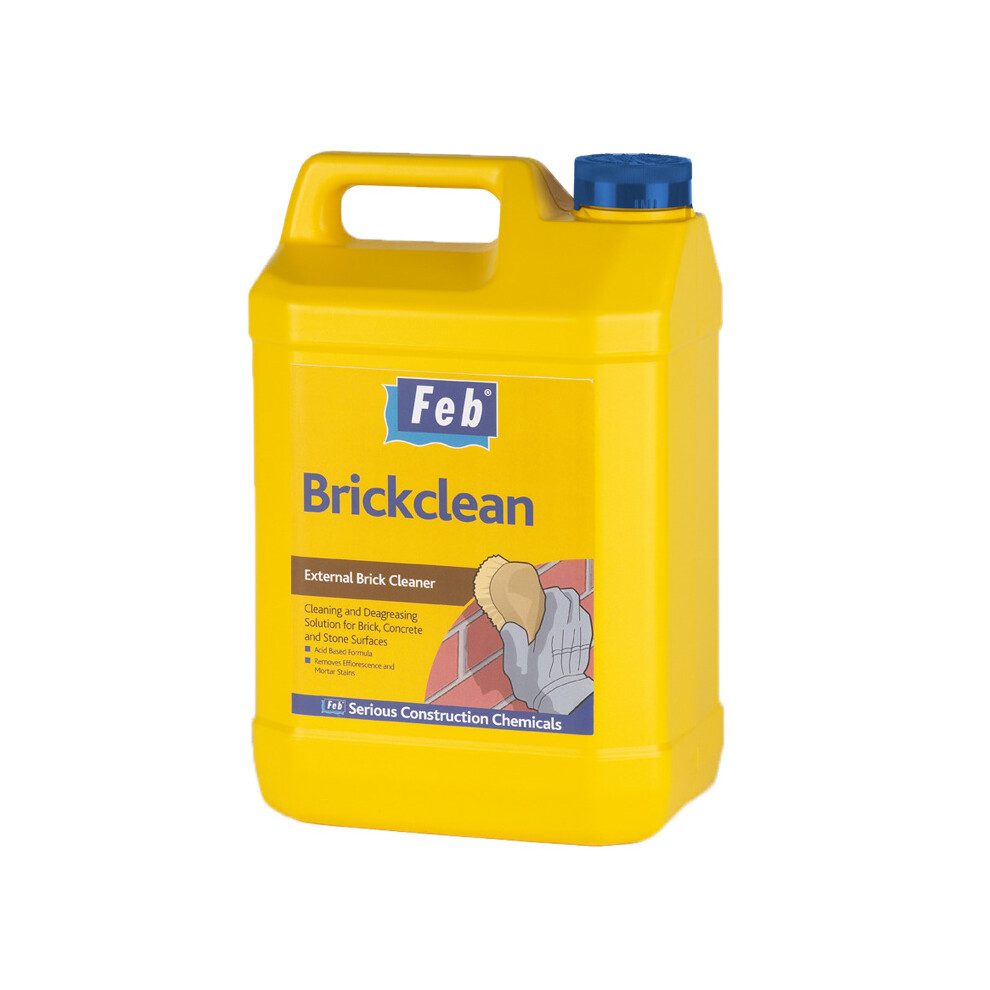 Everbuild Feb Brickclean 5 Litre Clear