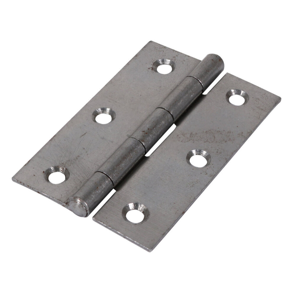 Timco Steel 1838 Pattern Fixed Pin Butt Hinge - 90 x 60 x 1.7mm (Self Coloured) (2 Pack)