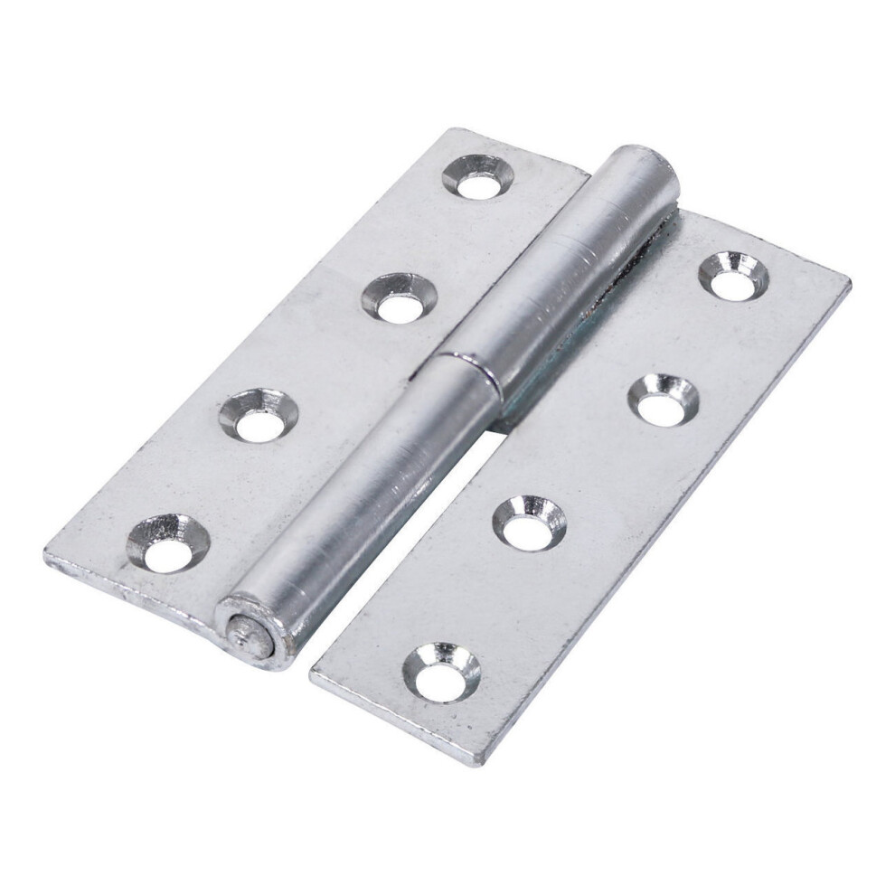 Timco Steel 457 Pattern Left Hand Lift Off Hinge - 101 x 63 x 3mm (Bright Zinc) (2 Pack)