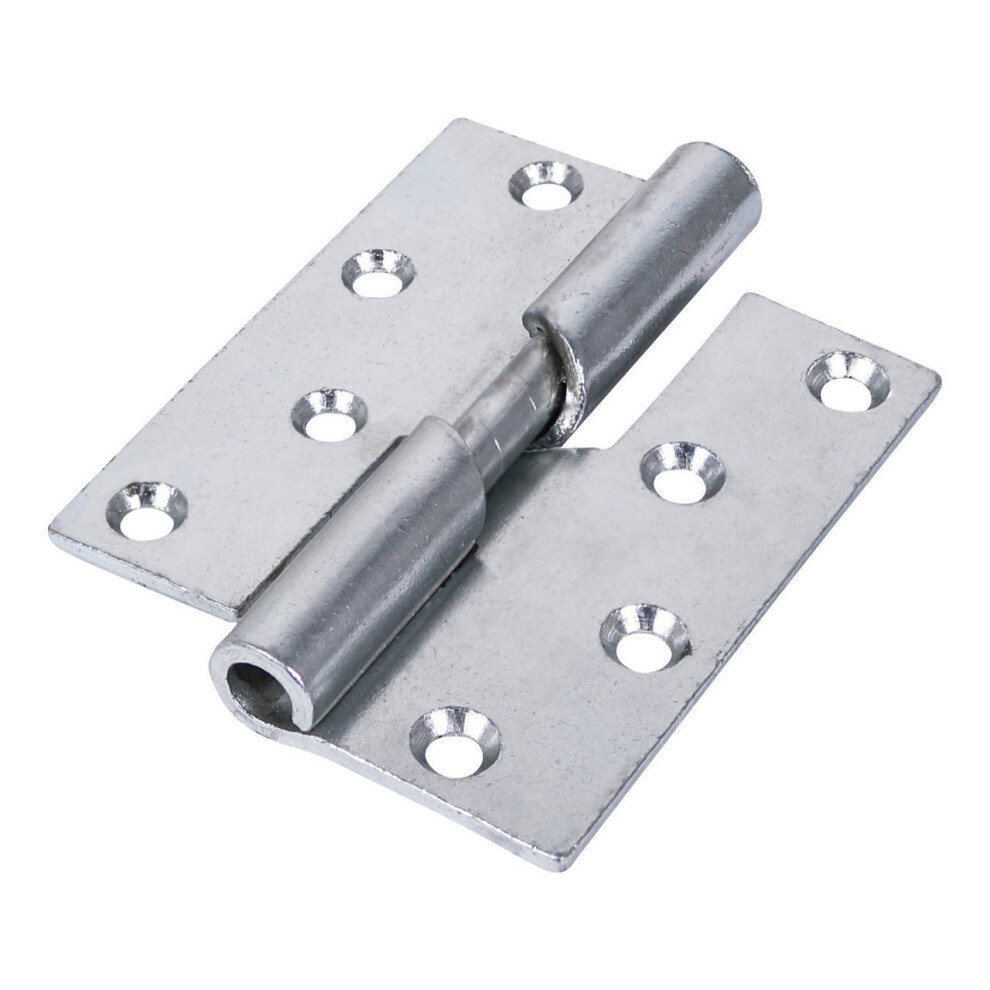 Timco Steel 466 Pattern Right Hand Rising Butt Hinge - 100 x 86 x 3mm (Bright Zinc) (2 Pack)