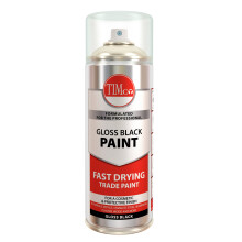 TIMco Finishing Paint - Gloss - Black 380ml