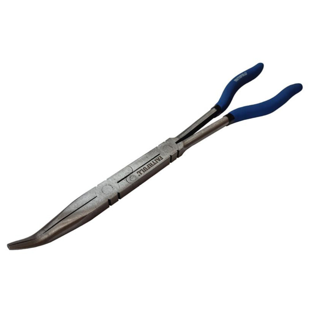 Faithfull Long Reach Bent Nose Pliers - 335Mm (13In)