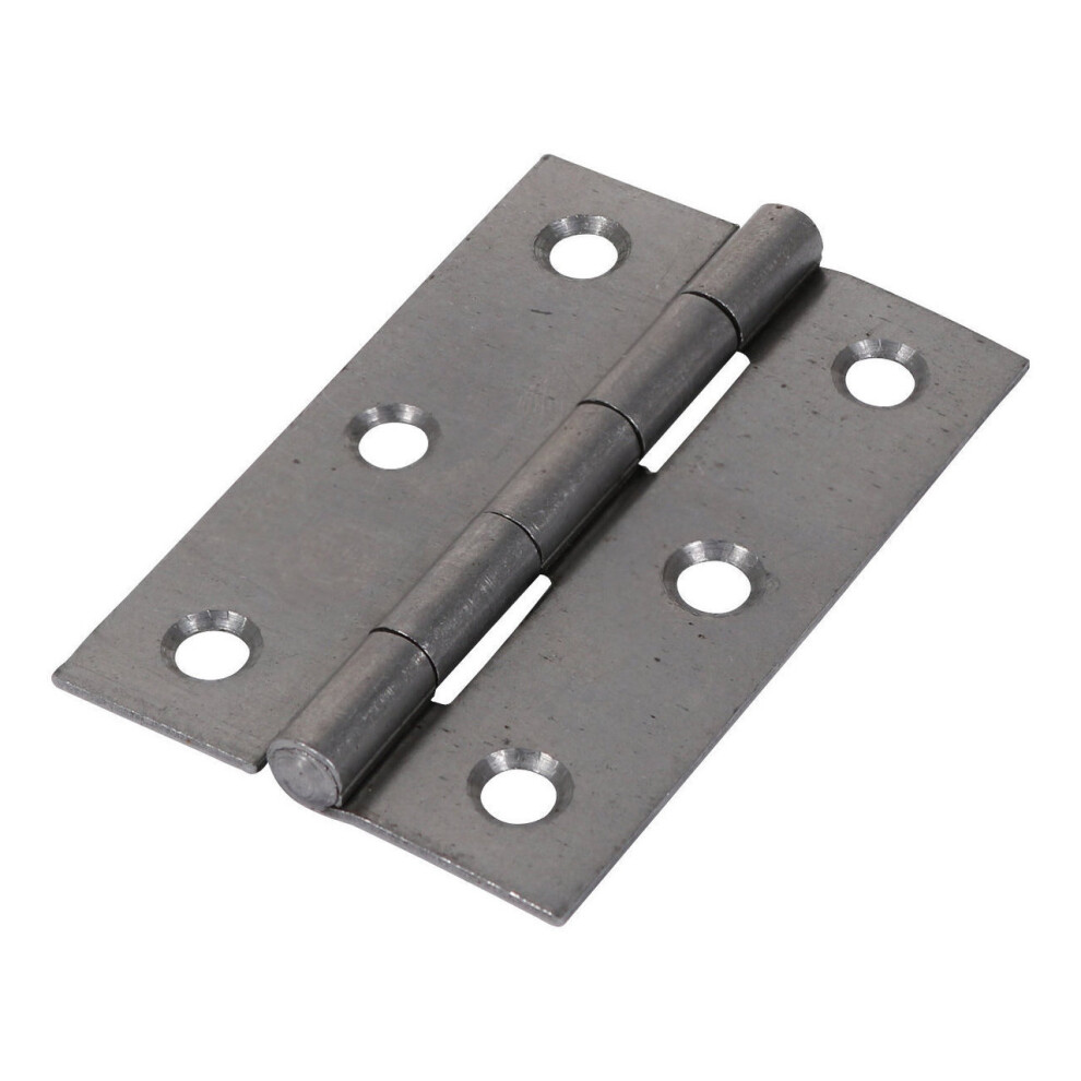 Timco Steel 1838 Pattern Fixed Pin Butt Hinge - 75 x 50 x 1.5mm (Self Coloured) (2 Pack)