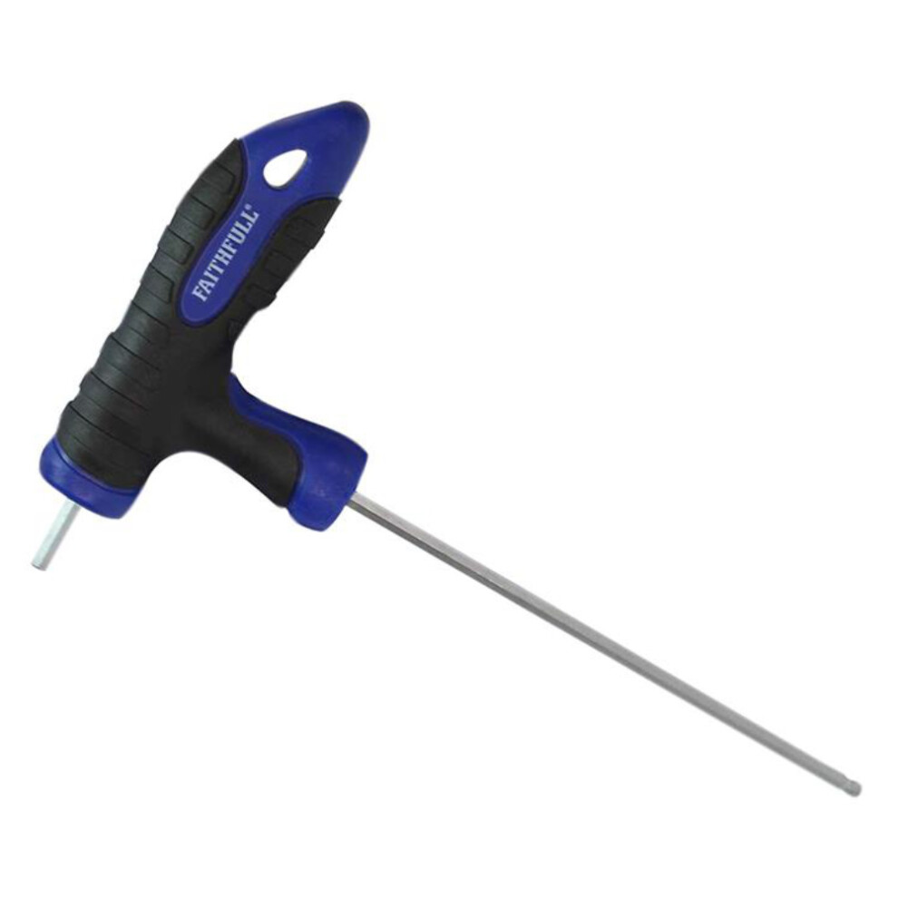 Faithfull Ball Ended T-Handle Hexagon Key - 5Mm