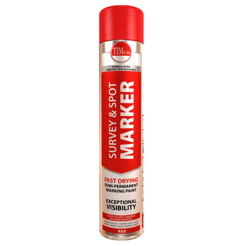 TIMco TIMco Survey & Spot Marker - Red 750ml