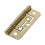 TIMco Timco Steel 105 Pattern Radius Corner Flush Hinge - 63 x 37 x 1.2mm (Electro Brass) (2 Pack) 1