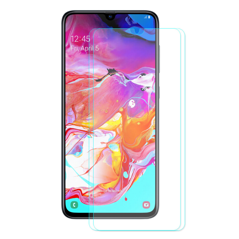 2 Packs Enkay Screen Protector For Samsung Galaxy A70 2019 2.5D Curved Edge Tempered Glass Film 6914215182939