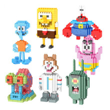 7-Piece SpongeBob SquarePants Building Blocks Set for Kids - Figure Toy Bricks, Educational STEM Play (Ages 5+)