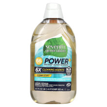 Seventh Generation, Power+ Easy Dose Pesuaine, Puhtaan, 66 Latauksia, 23.1 fl oz (683 ml)