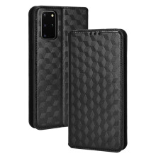 (Black) Case for Samsung Galaxy S20 Plus 5G Card Holder Flap Functional PU Leather Flip Wallet Cover Compatible with Samsung Galaxy S20 Plus 5G Case
