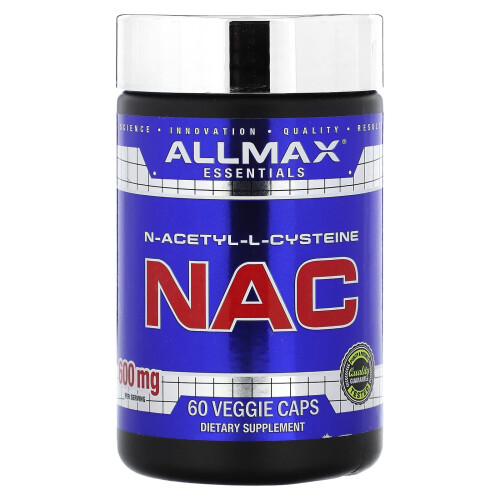 ALLMAX, Essentials, NAC, 600 mg, 60 Capsule Vegetali