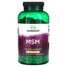 Swanson, MSM, 1 000 mg, 240 Kapsułek