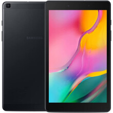Samsung Galaxy Tab A 8.0", 32GB, Black (Wi-Fi) Tablet - Quad Core Qualcomm Processor, 1280 x 800 (WXGA), 8MP Rear-Facing and 2MP Front-Facing .. - Refurbished