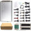 CARPROG V10.93 Full Auto ECU Programmer airbag Reset Detector Full Set 21 Adapter Version 1