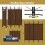 Costway 182cm Room Divider 4-Panel Folding Steel Frame Divider 2