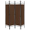 Costway 182cm Room Divider 4-Panel Folding Steel Frame Divider 1
