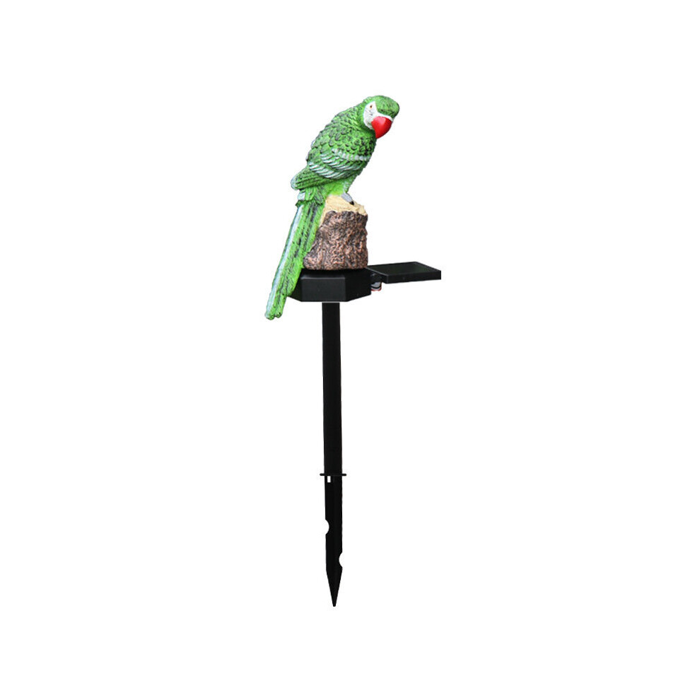 Flemye () Solar Led Outdoor Garden Lights Owl Animal Lawn Lamps Ornament Green/Light