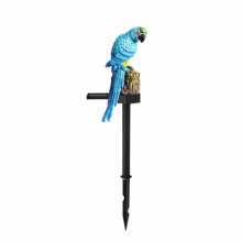 (Blue) Solar Led Light Outdoor Garden Lights Owl Animal Lawn Lamps Ornament
