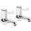 NES Home Modern Design Set Of Hot & Cold Chrome Contract Basin Taps 1