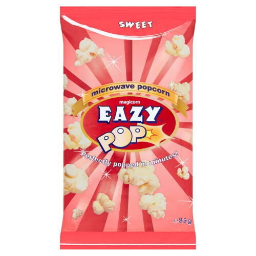 Eazy Pop Magicorn Sweet Microwave Popcorn 85g (Pack of 16) 1