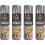 Rapide 4 x 400ml Silver Metallic Spray Paint Interior & Exterior Gloss Finish 1